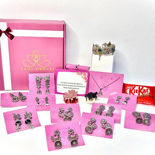 LDH005 - Lady Ornate Oxidised Jewellery Combo